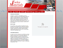 Tablet Screenshot of ewlesmaterials.com